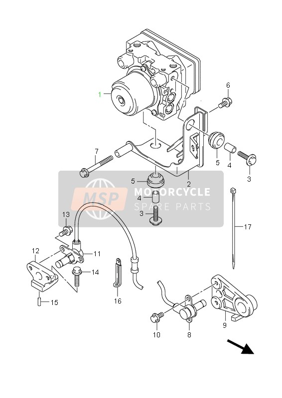 6572110G00, Bracket, Sensor Rr, Suzuki, 0